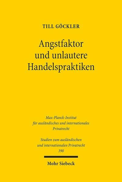 Angstfaktor und unlautere Handelspraktiken