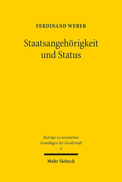Staatsangehörigkeit und Status