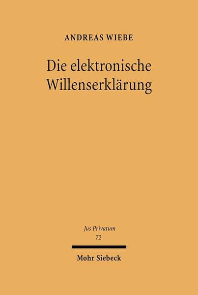 Die elektronische Willenserklärung