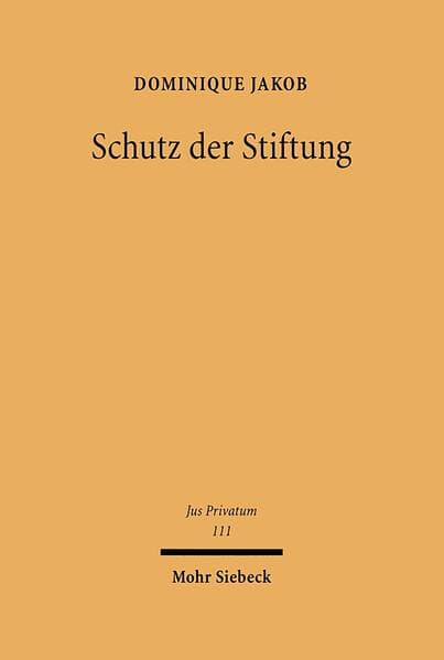 Schutz der Stiftung