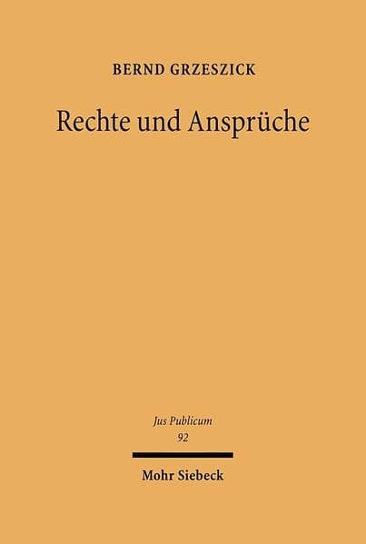 Rechte und Ansprüche