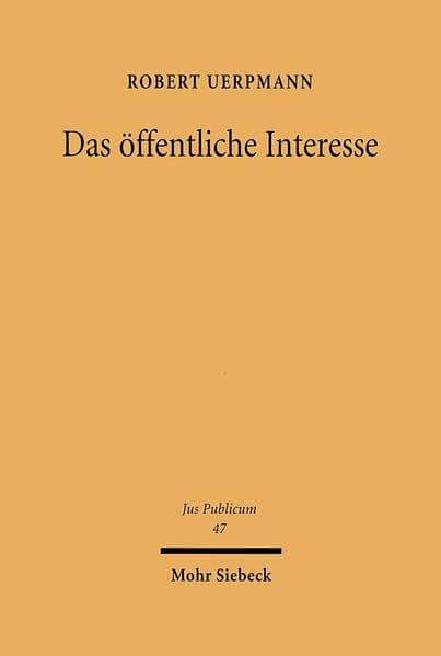 Das öffentliche Interesse