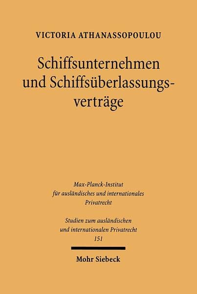 Schiffsunternehmen und Schiffsüberlassungsverträge