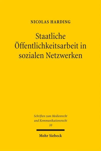 Staatliche Öffentlichkeitsarbeit in sozialen Netzwerken
