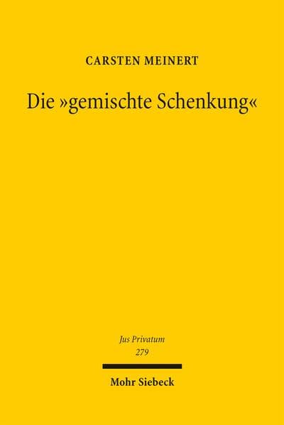 Die "gemischte Schenkung"