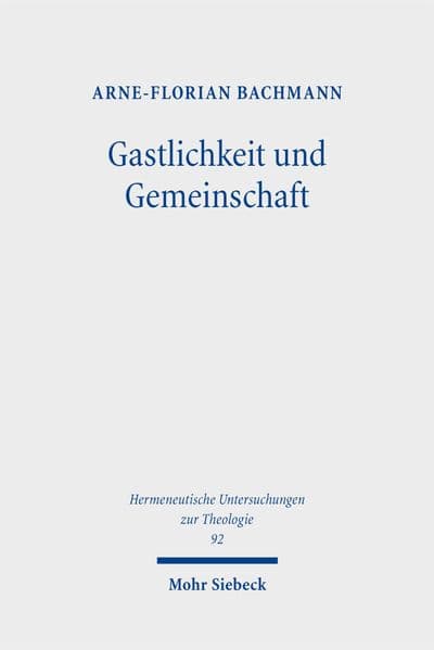 Gastlichkeit und Gemeinschaft