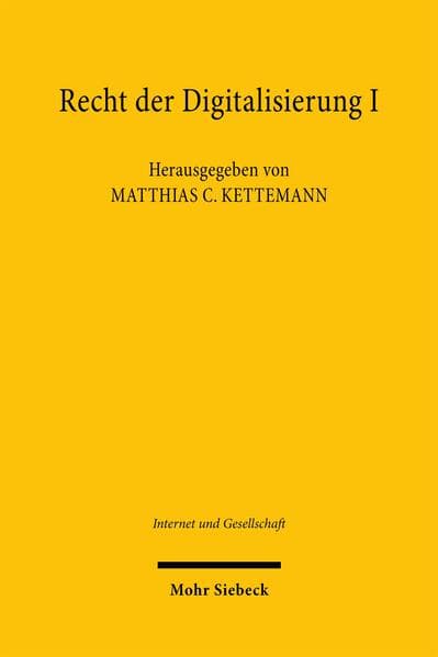 Recht der Digitalisierung I
