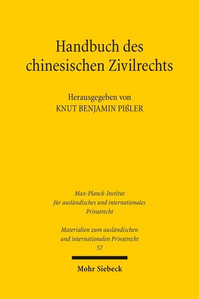 Handbuch des Chinesischen Zivilrechts