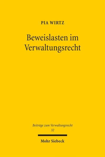 Beweislasten im Verwaltungsrecht