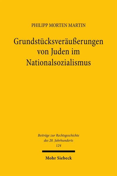 Grundstücksveräußerungen von Juden im Nationalsozialismus