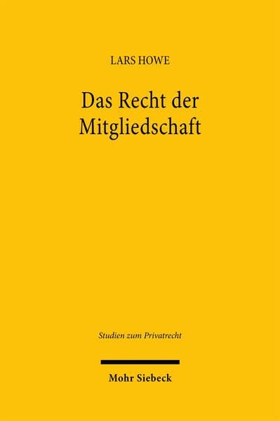 Das Recht der Mitgliedschaft