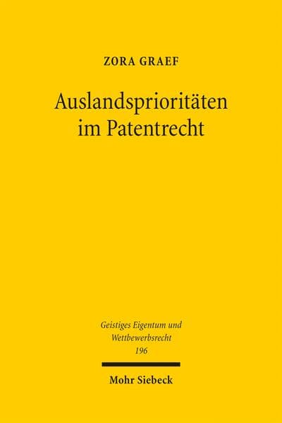 Auslandsprioritäten im Patentrecht