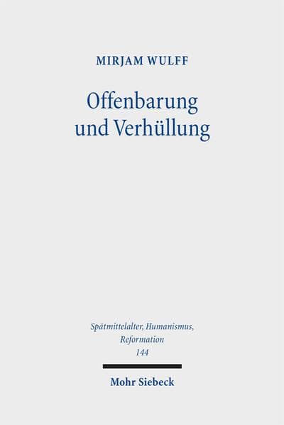 Offenbarung und Verhüllung