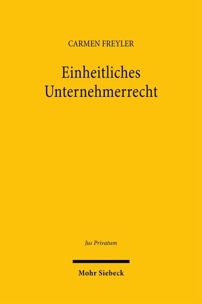 Einheitliches Unternehmerrecht