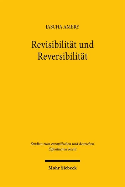 Revisibilität und Reversibilität