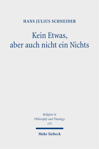 Kein Etwas, aber auch nicht ein Nichts