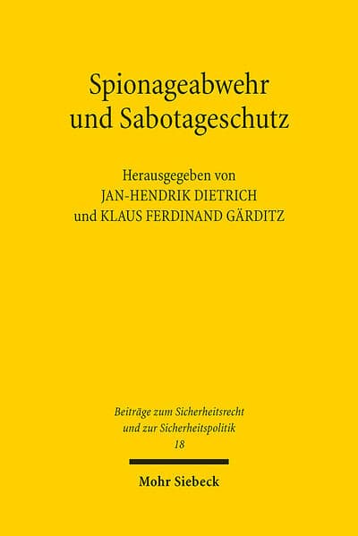 Spionageabwehr und Sabotageschutz