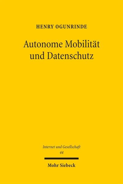 Autonome Mobilität und Datenschutz