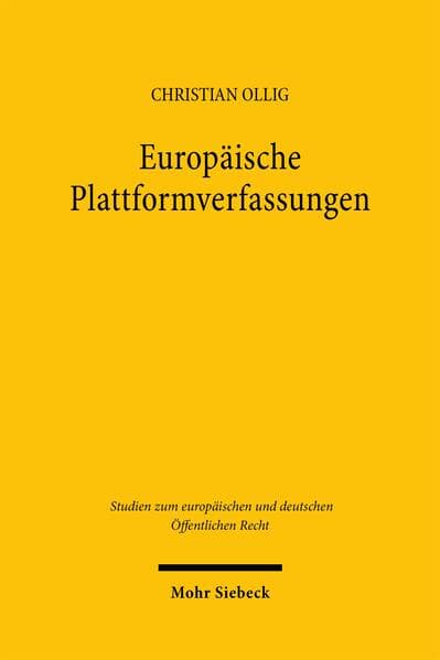 Europäische Plattformverfassungen