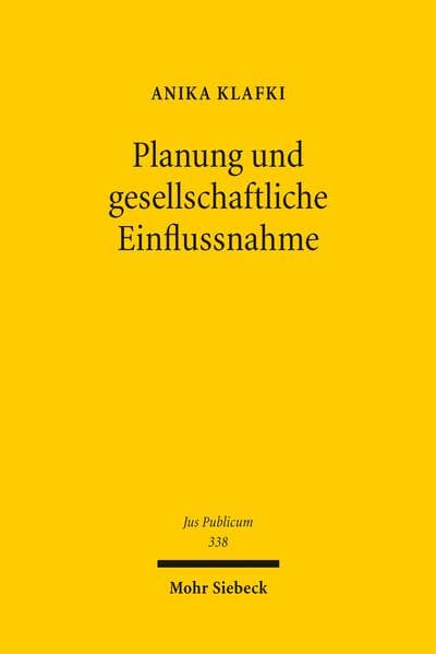 Planung und gesellschaftliche Einflussnahme