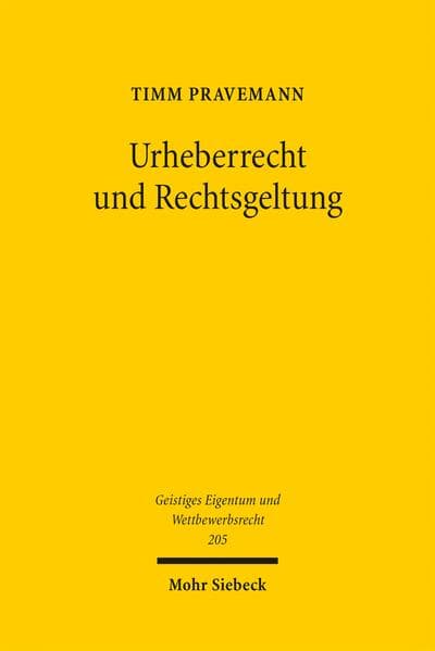Urheberrecht und Rechtsgeltung