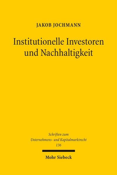Institutionelle Investoren und Nachhaltigkeit