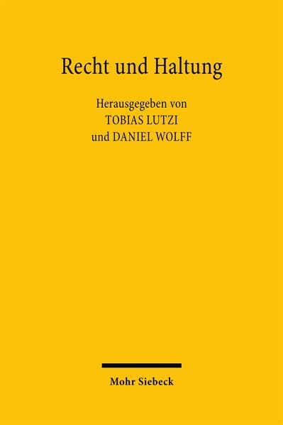 Recht und Haltung