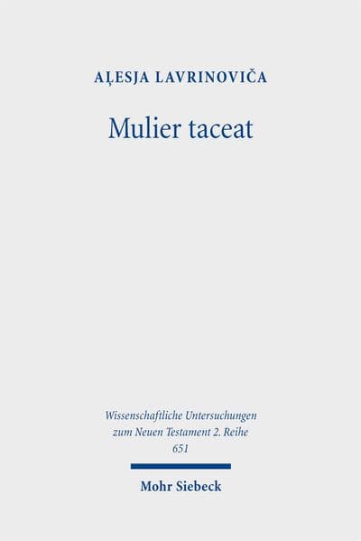Mulier taceat