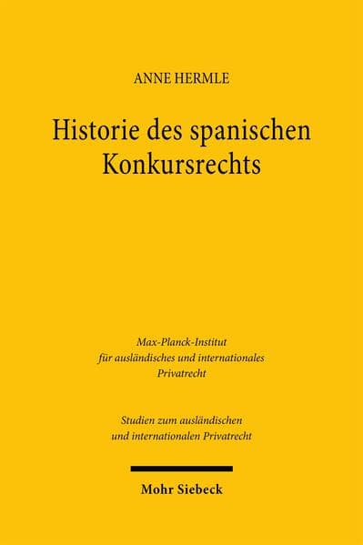 Historie des spanischen Konkursrechts
