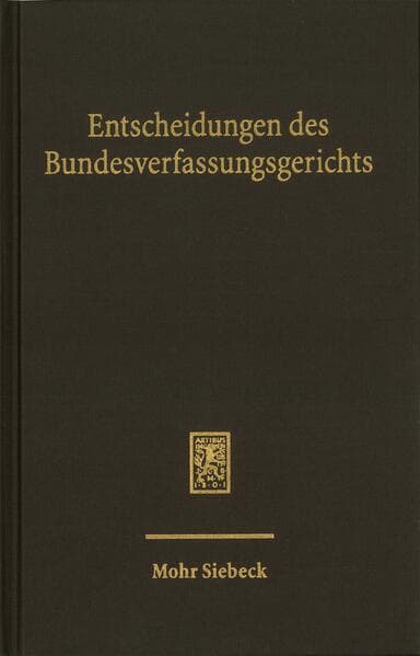 Entscheidungen des Bundesverfassungsgerichts (BVerfGE)