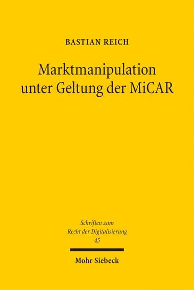 Marktmanipulation unter Geltung der MiCAR