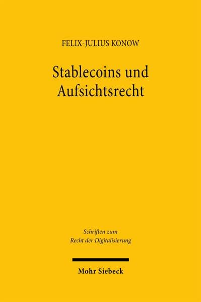 Stablecoins und Aufsichtsrecht