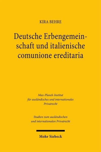 Deutsche Erbengemeinschaft und italienische comunione ereditaria