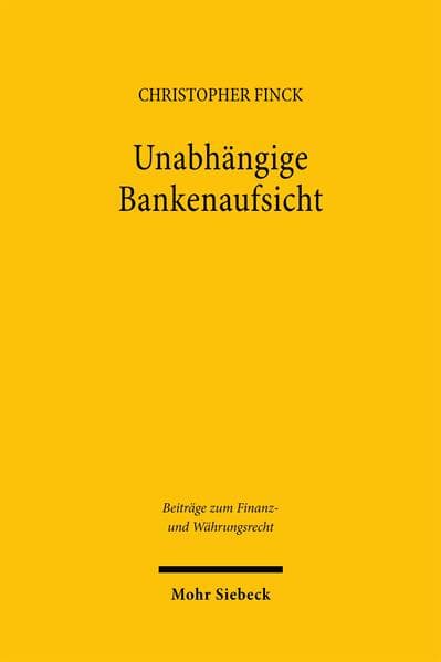 Unabhängige Bankenaufsicht