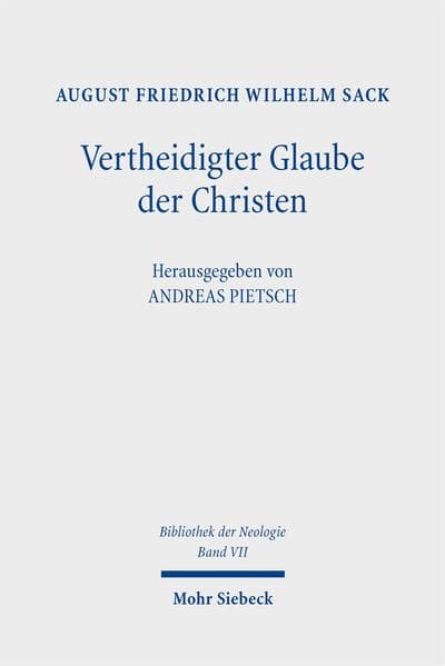 Vertheidigter Glaube der Christen
