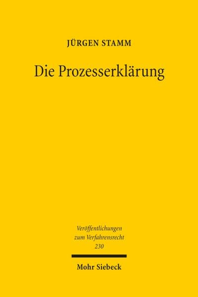 Die Prozesserklärung