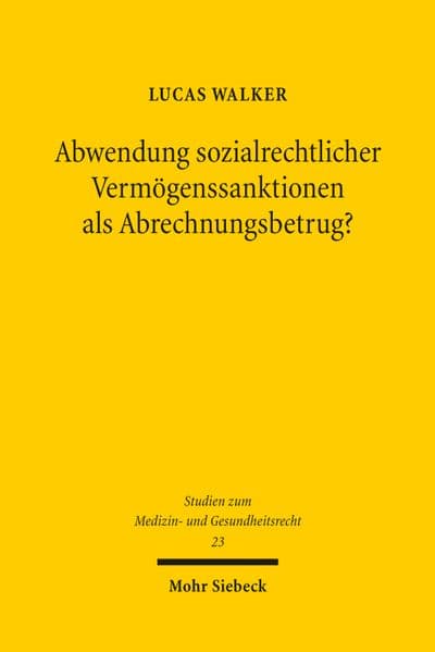 Abwendung sozialrechtlicher Vermögenssanktionen als Abrechnungsbetrug?