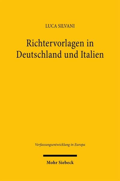 Richtervorlagen in Deutschland und Italien