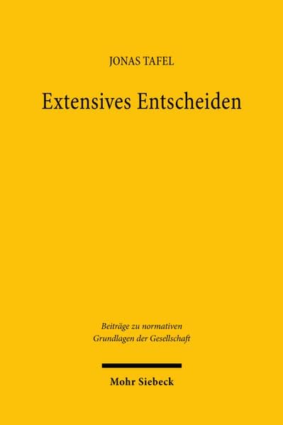 Extensives Entscheiden