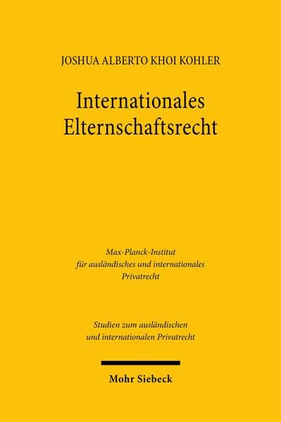 Internationales Elternschaftsrecht