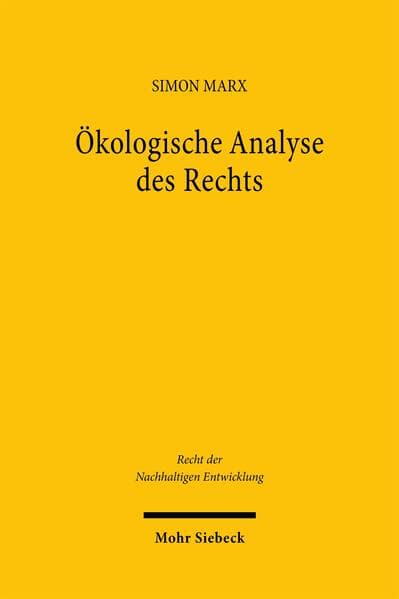 Ökologische Analyse des Rechts