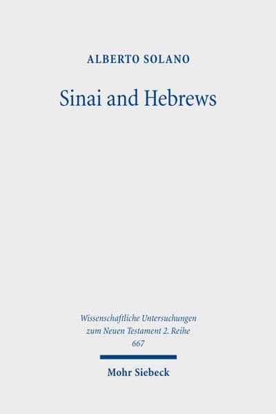 Sinai and Hebrews