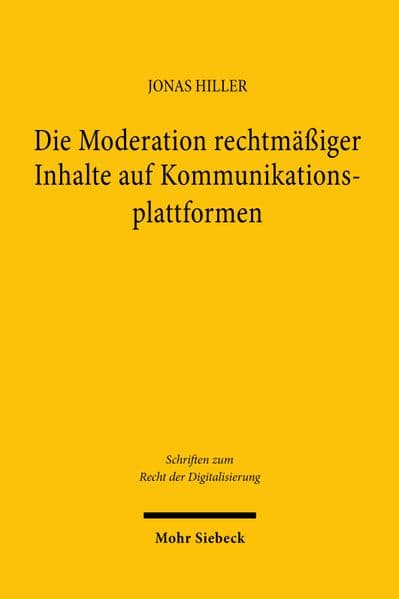 Die Moderation rechtmäßiger Inhalte auf Kommunikationsplattformen