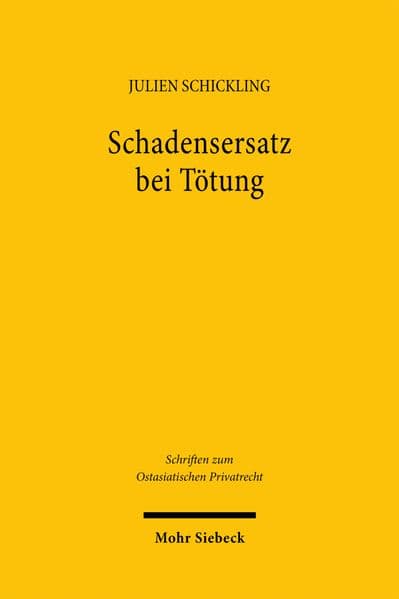 Schadensersatz bei Tötung
