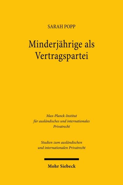 Minderjährige als Vertragspartei
