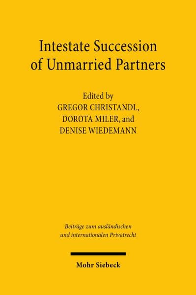 Intestate Succession of Unmarried Partners