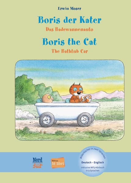 Boris der Kater - Das Badewannenauto (Deutsch-Englisch)