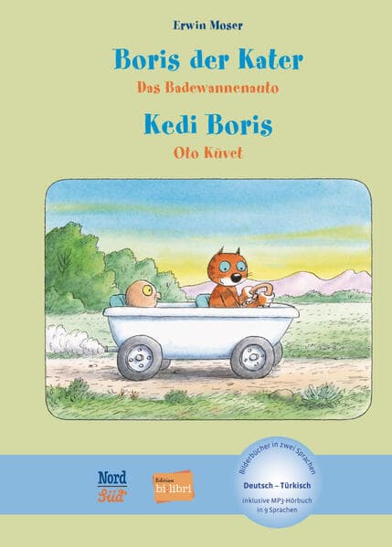 Boris der Kater - Das Badewannenauto (Deutsch-Türkisch)