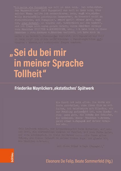 "Sei du bei mir in meiner Sprache Tollheit"