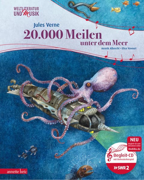 20.000 Meilen unter dem Meer (Weltliteratur und Musik mit CD und zum Streamen)